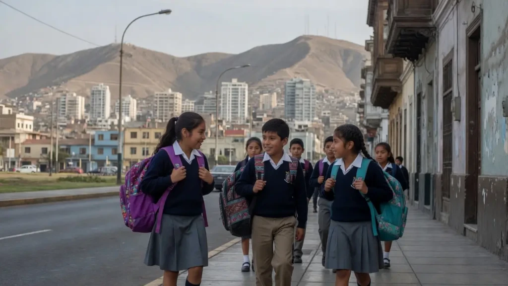 mochilas escolares y postura infantil Lima